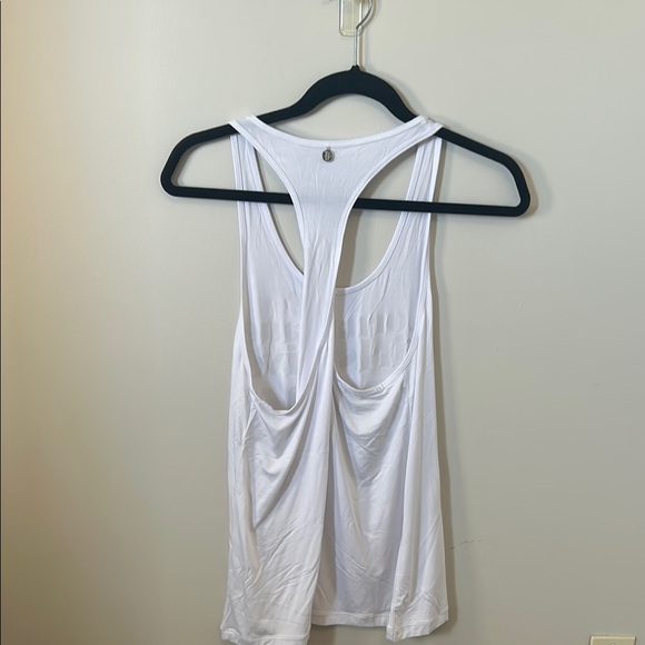 Lorna Jane White Graphic Tank Top - Picture 3 of 4